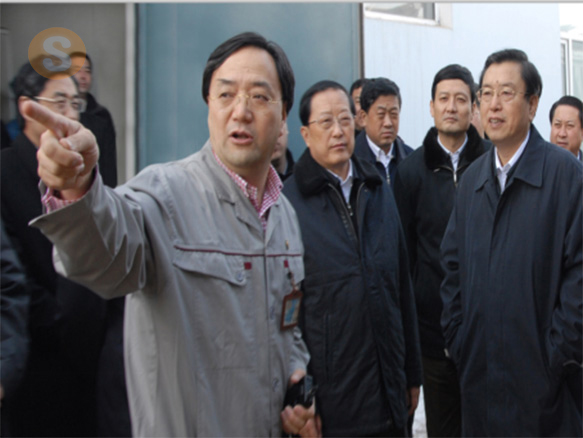 2012年3月21日中共中央政治局常委、全国人大常委会委员长张德江同道（时任国务院副总理）莅临公司视察