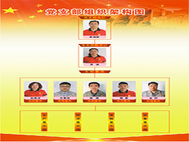 “党建树旗号，党员亮身份”